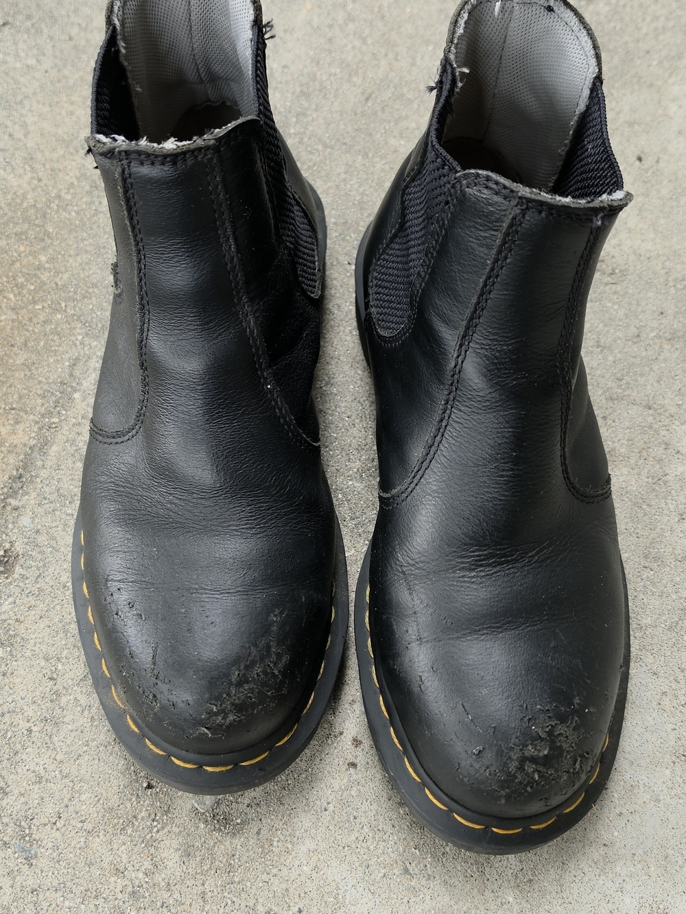 Dr Marten Chelsea Boots Slip-On Work Steel Toe
